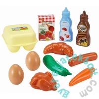 Écoiffier Élelmiszerek játékszett hálóban