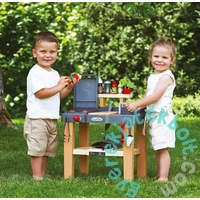 Écoiffier Kültéri játékkonyha - Pizzasütővel és grillel (4650)