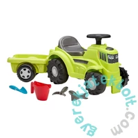 Écoiffier Utánfutós Traktor bébitaxi ülés alatti tárolóval és kerti szerszámokkal (4359)