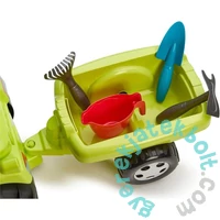 Écoiffier Utánfutós Traktor bébitaxi ülés alatti tárolóval és kerti szerszámokkal (4359)