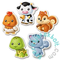 Educa 5 az 1-ben Baby sziluett puzzle (3,4,5 db-os) - Állatok - Cicás (13473)