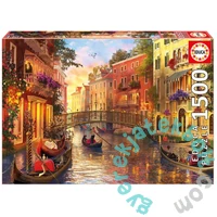 Educa 1500 db-os puzzle - Naplemente Velencében (17124)