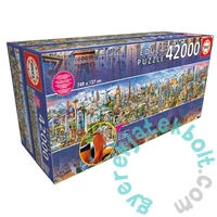 Educa 42000 db-os Panoráma puzzle - A világ körül (17570)