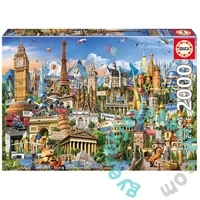 Educa 2000 db-os puzzle - Európa jelképei (17697)