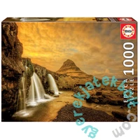 Educa 1000 db-os puzzle - Kirkjufellsfoss vízesés, Norvégia (17971)