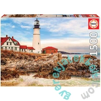 Educa 1500 db-os puzzle - Világítótorony a sziklák között (17978)