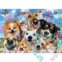 Educa 500 db-os puzzle - Selfies - Kutyák és cicák (17983)