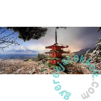 Educa 3000 db-os Panoráma puzzle - Chureito Pagoda, Mount Fuji (18013)