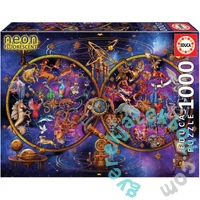 Educa 1000 db-os Neon puzzle - Csillagjegyek konstellációja (19561)