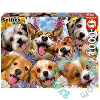 Educa 1000 db-os puzzle - Kutyakölykök szelfije (19931)