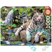 Educa 1000 db-os puzzle - Bengáli fehér tigris (14808)