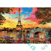 Educa 3000 db-os puzzle - Sunset In Paris (17675)
