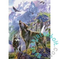 Educa 500 db-os puzzle - Farkas a sziklán (19548)