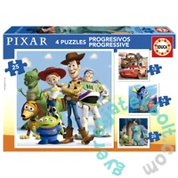 Educa 4 az 1-ben puzzle (12,16,20,25) - Disney Pixar (19681)