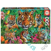 Educa 500 db-os puzzle - Tigris Dzsungel (19902)