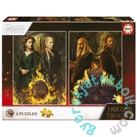 Educa 2 x 500 db-os puzzle - Game of Thrones - House of the Dragon (19573)