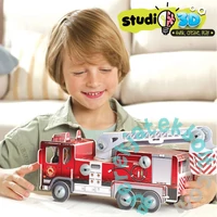 Educa 3D Studio - Tűzoltóautó építőjáték (19186)