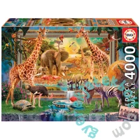 Educa 4000 db-os puzzle - Életre kelt szavanna (19285)