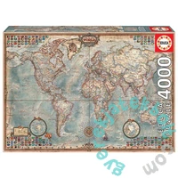 Educa 4000 db-os puzzle - Történelmi világtérkép (14827)