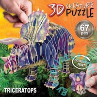 Educa 67 db-os 3D Creature puzzle - Triceratops (19183)