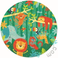 Educa Kör alakú puzzle - Vadon élő állatok (18906)