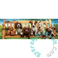 Educa 1000 db-os Panoráma puzzle - Kutyusok a padon (19038)