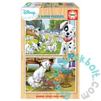 Educa 2 x 25 db-os fa puzzle - Disney állatkák (18082)