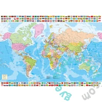 Educa 1500 db-os puzzle - Politikai világtérkép (18500)