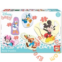Educa 5 az 1-ben Baby sziluett puzzle (3,4,5 db-os) - Disney - Mickey és barátai (18590)