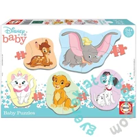 Educa 5 az 1-ben Baby sziluett puzzle (3,4,5 db-os) - Disney - Állatok 2 (18591)