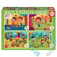 Educa 4 az 1-ben puzzle (20,40,60,80) - Sportoljunk! (18602)