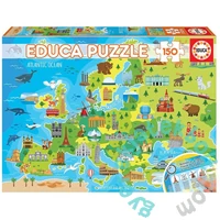 Educa 150 db-os puzzle -  Európa térképe (18607)