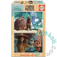 Educa 2 x 25 db-os fa puzzle - Raya és az utolsó sárkány (18878)