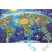 Educa 1000 db-os Miniature puzzle - A világ nevezetességei (19036)
