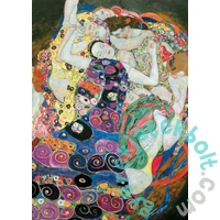 Educa 2x1000 db-os puzzle - A csók + A szűz, Klimt (18488)