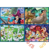 Educa 4 az 1-ben puzzle (50,80,100,150) - Disney mesehősök (18105)