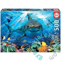 Educa 500 db-os puzzle - Nagy fehér cápa (18478)