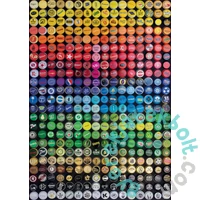 Educa 1000 db-os puzzle - Színkollázs - Kupakok (19026)