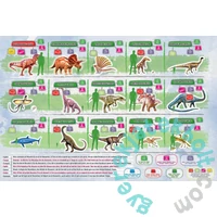 Educa 150 db-os puzzle - Világtérkép dinoszauruszokkal (18997)