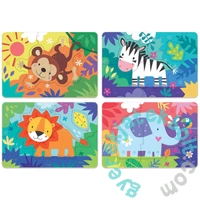 Educa - My first 4 az 1-ben puzzle (5,6,7,8) - Dzsungelben élő állatok (18897)