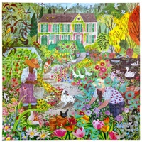 EeBoo 1000 db-os puzzle - French Flower Garden (PZT662)