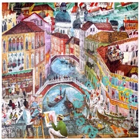 EeBoo 1000 db-os  puzzle - Artists in Venice (PZT457)
