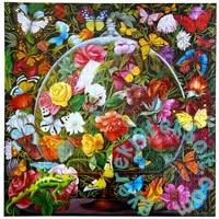EeBoo 1000 db-os  puzzle - Butterfly Still Life (PZT702)