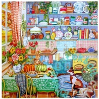 EeBoo 1000 db-os  puzzle - Harvest Kitchen (PZT488)