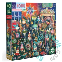 EeBoo 1000 db-os puzzle - Holiday Ornaments (PZTHYO)