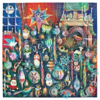 EeBoo 1000 db-os puzzle - Holiday Ornaments (PZTHYO)