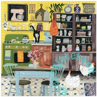 EeBoo 1000 db-os puzzle - Kitchen in Chicken (PZTKHC)