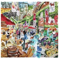 EeBoo 1000 db-os puzzle - London Market (PZTLNM)