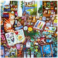 EeBoo 1000 db-os  puzzle - Naturalist's Cat (PZT713)