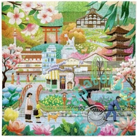 EeBoo 1000 db-os puzzle - Seasons in Kyoto (PZT696)